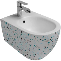 Подвесное биде Isvea Infinity Terrazzo 10NF41001-TRZ-2L