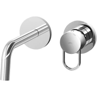 Смеситель для раковины Paffoni Joker JK106CR70 встраиваемый, без донного клапана, хром