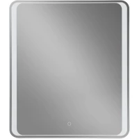 Зеркало Art&Max Elegant AM-Ele-700-800-DS-F 70x80 см, с LED-подсветкой, сенсорным выключателем, диммером