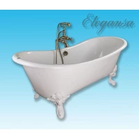 Ванна чугунная Elegansa Nadia White Н0000366 182,9x78 см, отдельностоящая, белый
