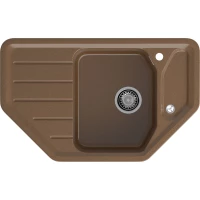 Кухонная мойка GranFest Corner 800E 79x49 см, терракот