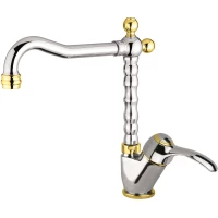 Смеситель для раковины с донным клапаном Webert Aurora AU831702017