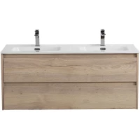 Тумба под раковину BelBagno Kraft KRAFT-1200-2C-SO-2-RGB 120 см, подвесная, Rovere Galifax Bianco