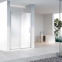 Душевая дверь Vincea Como-N VDS-4CN130CL 130 см, профиль хром, стекло прозрачное