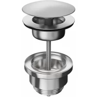 Донный клапан для раковины Newform X-Steel 316 24686.50.050 универсальный, нержавеющая сталь