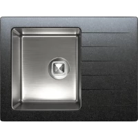 Кухонная мойка Tolero TTS-660 нержавеющая сталь/уголь 943957