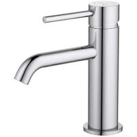 Смеситель для раковины Aquatek Европа AQ1310CR без донного клапана, хром