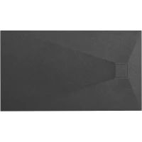 Душевой поддон Rea Magnum Black REA-K3331 120x80 см, из стеклопластика, прямоугольный, черный