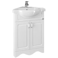 Тумба угловая белый глянец Санта Верона 700213