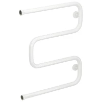 Полотенцесушитель водяной 600x500 белый глянец Сунержа Ш-образный 12-0014-6050