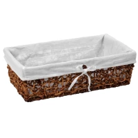 Плетеная корзина для белья WasserKRAFT Exter WB-160-L