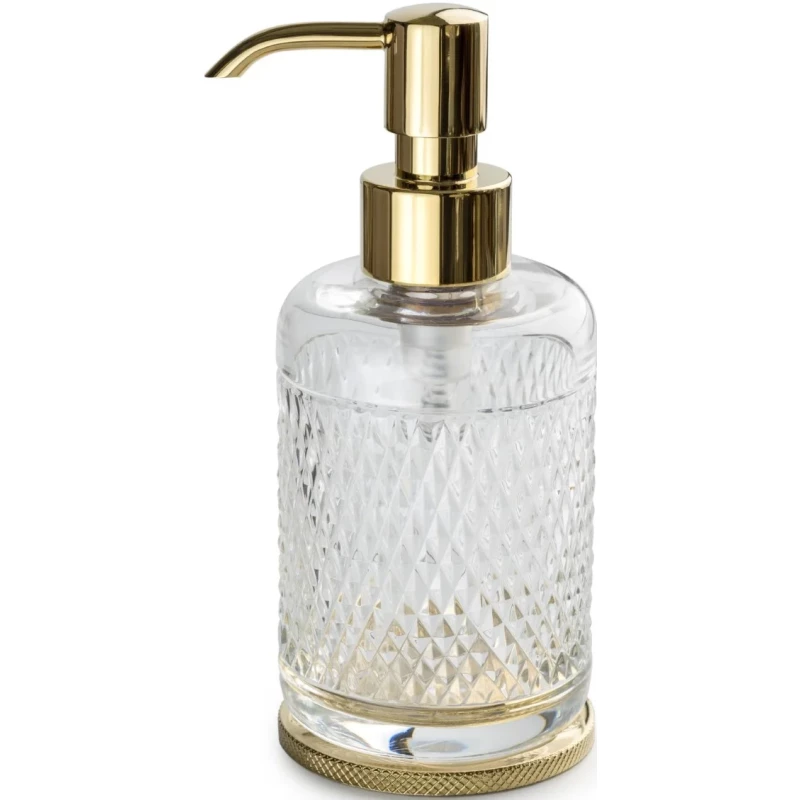 Дозатор для жидкого мыла Boheme Aura 10250-G настольный, золотой