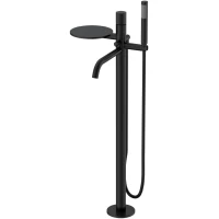 Смеситель напольный для ванны Boheme Stick Spirale 129-BB.4 черный матовый