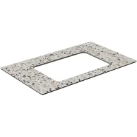 Столешница Kerama Marazzi Plaza Бричиола KM6012G0471RP80Ur2 80 см, белый камень