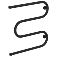 Полотенцесушитель водяной 600x600 черный матовый Сунержа М-образны 31-0007-6060