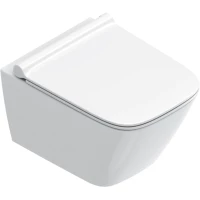 Унитаз подвесной Catalano Green 0411500001 безободковый, торнадо, белый глянец