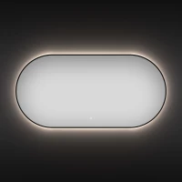 Зеркало 120x60 см черный матовый Wellsee 7 Rays’ Spectrum 172201570