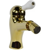 Смеситель для биде Magliezza Grosso Bianco 50137-do золотой