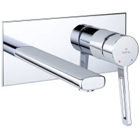 Смеситель для раковины Wellsee ONCE! and forever 182411001 встраиваемый, хром