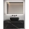 Зеркало Armadi Art 543-100-GM 100x70 см, с LED-подсветкой, сенсорным выключателем, диммером, антизапотеванием, оружейная сталь - 2