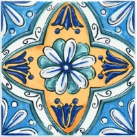 Вставка Kerama Marazzi Капри майолика 9,8x9,8 STG/A489/1146H 