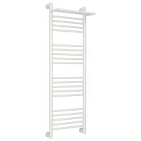 Полотенцесушитель водяной 1200x400 античное белое золото Сунержа Богема с полкой+ 10-0223-1240