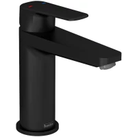 Смеситель для раковины Teska Quars E5618 без донного клапана, черный матовый