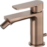 Смеситель для биде Newform Haka 72025.59.067 с донным клапаном, медь матовая