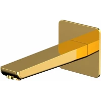 Излив для ванны Whitecross X X1400GL 175 мм, золотой