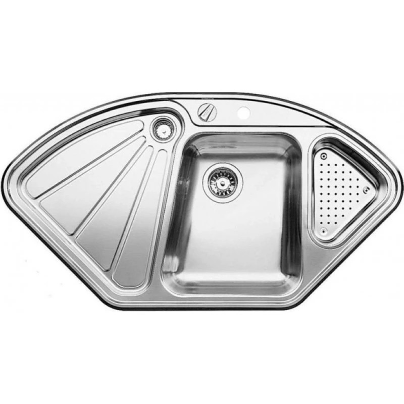 Кухонная мойка Blanco Delta-IF Зеркальная полированная сталь 514626