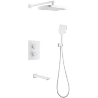 Душевой комплект 250 мм Abber Weiss Insel AF8050W
