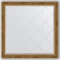 Зеркало 103x103 см состаренная бронза с плетением Evoform Exclusive-G BY 4434 - 1