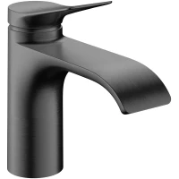 Смеситель для раковины Hansgrohe Vivenis 75014340 CoolStart, с донным клапаном, черный хром матовый