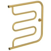 Полотенцесушитель водяной 600x600 золотой матовый Сунержа Лира+ 032-4011-6060