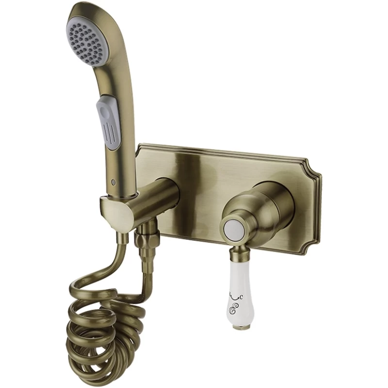 Гигиенический душ Elghansa Terrakotta 15C0686-Bronze (Set-41) со смесителем, бронза