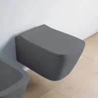 Унитаз подвесной Artceram A16 ASV003 37 00 безободковый, серый