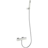 Термостат для душа BelBagno Kraft KRAFT-ESDM-T-IN с душевым гарнитуром, сатин