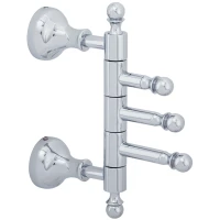 Крючок Veragio Gialetta Cromo VR.GIL-6435.CR тройной, поворотный, для ванны, хром