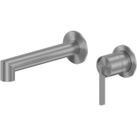 Смеситель для раковины Abber Perfekte 316 AF8A12BGG встраиваемый, оружейная сталь матовый