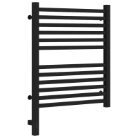 Полотенцесушитель электрический 600x500 черный матовый МЭМ левый Сунержа Модус 3.0 31-5700-6050