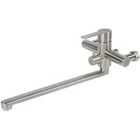 Смеситель для ванны Agger Easy A3121122 универсальный, с душевым гарнитуром, сатин