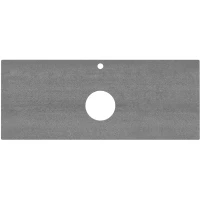 Столешница 117 см серый матовый для накладных раковин Kerama Marazzi Plaza Next Про Дабл PL1.DD500600R\120