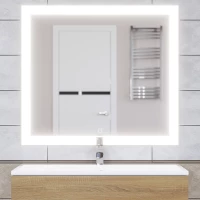 Зеркало Uperwood Barsa 2930205445 90x80 см, с LED-подсветкой, сенсорным выключателем, диммером, антизапотеванием