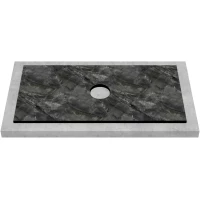 Столешница ЗОВ Куритиба KPK795 79,5 см, черный мрамор