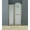 Душевая дверь распашная Cezares Retro 120 см матовое с прозрачным узором RETRO-A-B-11-120-PP-Br-R - 1