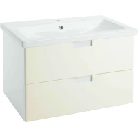 Тумба бежевый глянец/белый глянец 96,2 см Bellezza Пегас 4630417270077