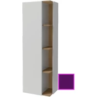 Пенал Jacob Delafon Terrace EB1179G-F26 подвесной L, сливовый глянец