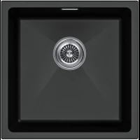 Кухонная мойка Paulmark Lumi LU45-BL 45,5x46 см, черный