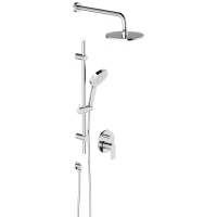 Душевой комплект Damixa Apollo 947530000 со смесителем, 225 мм, хром