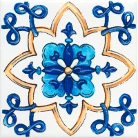 Капри Kerama Marazzi Декор майолика 20x20 STG\A452\5232